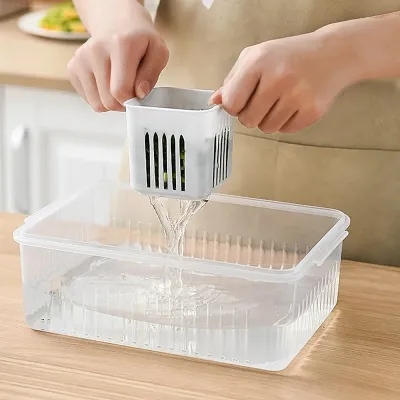 6 Grid Fridge Storage Box Container